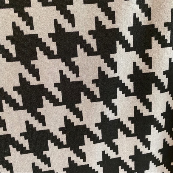 ❤️ Lane Bryant Houndstooth Quarter Sleeve Dress - Picture 6 of 6
